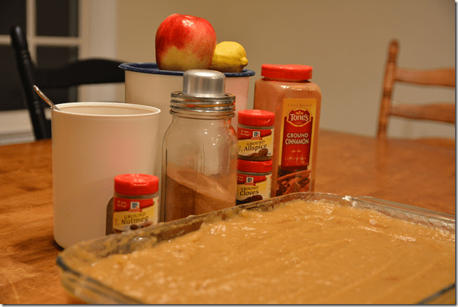 Apple sauce--season to taste