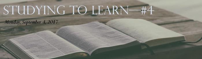 Studying to Learn - 4